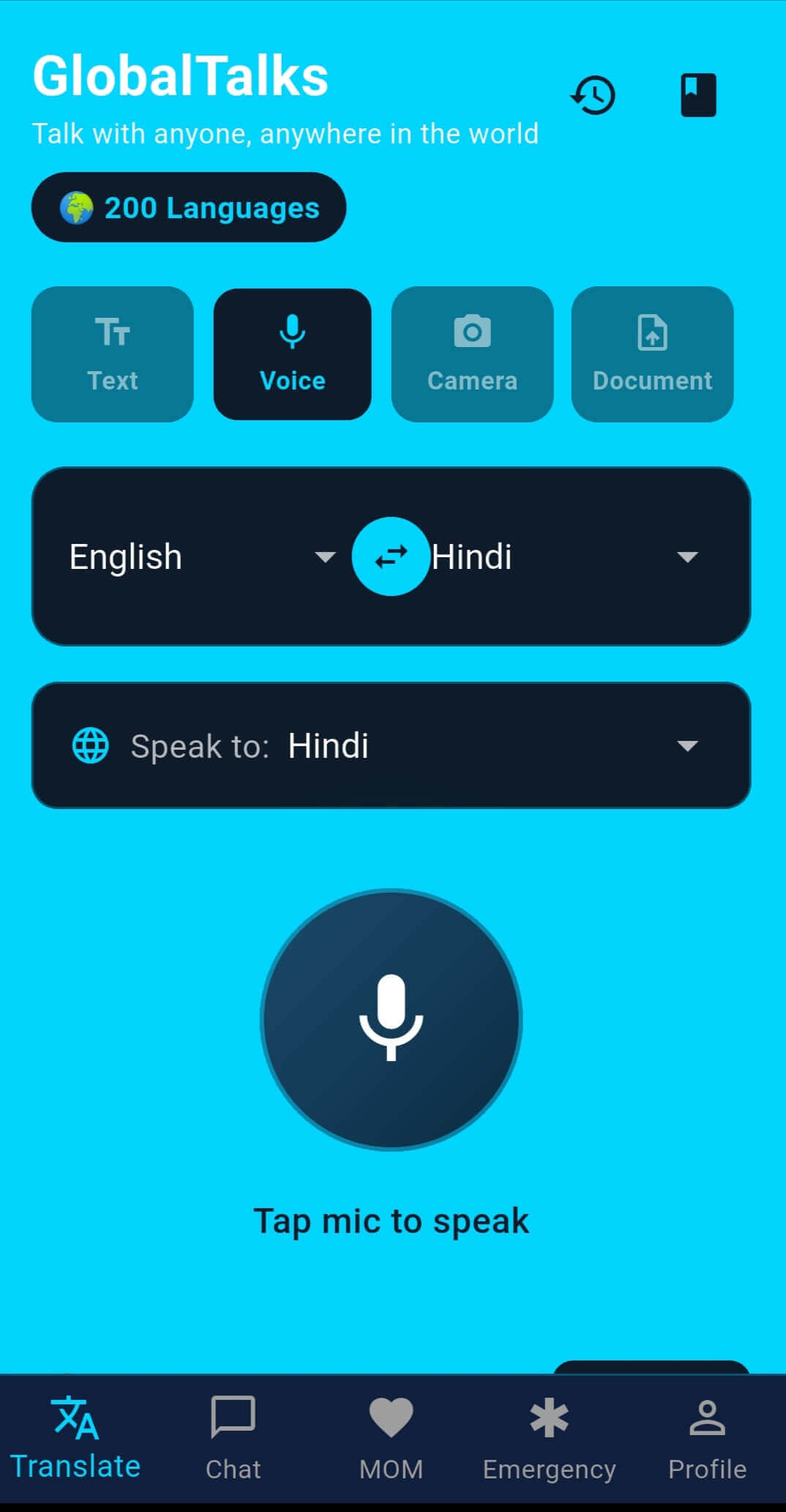 GlobalTalks App