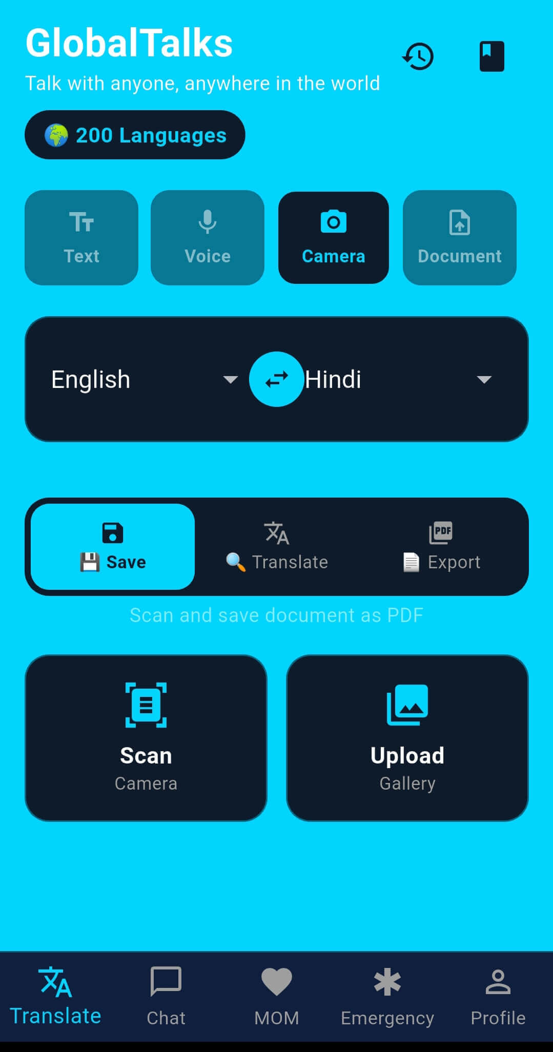 GlobalTalks App