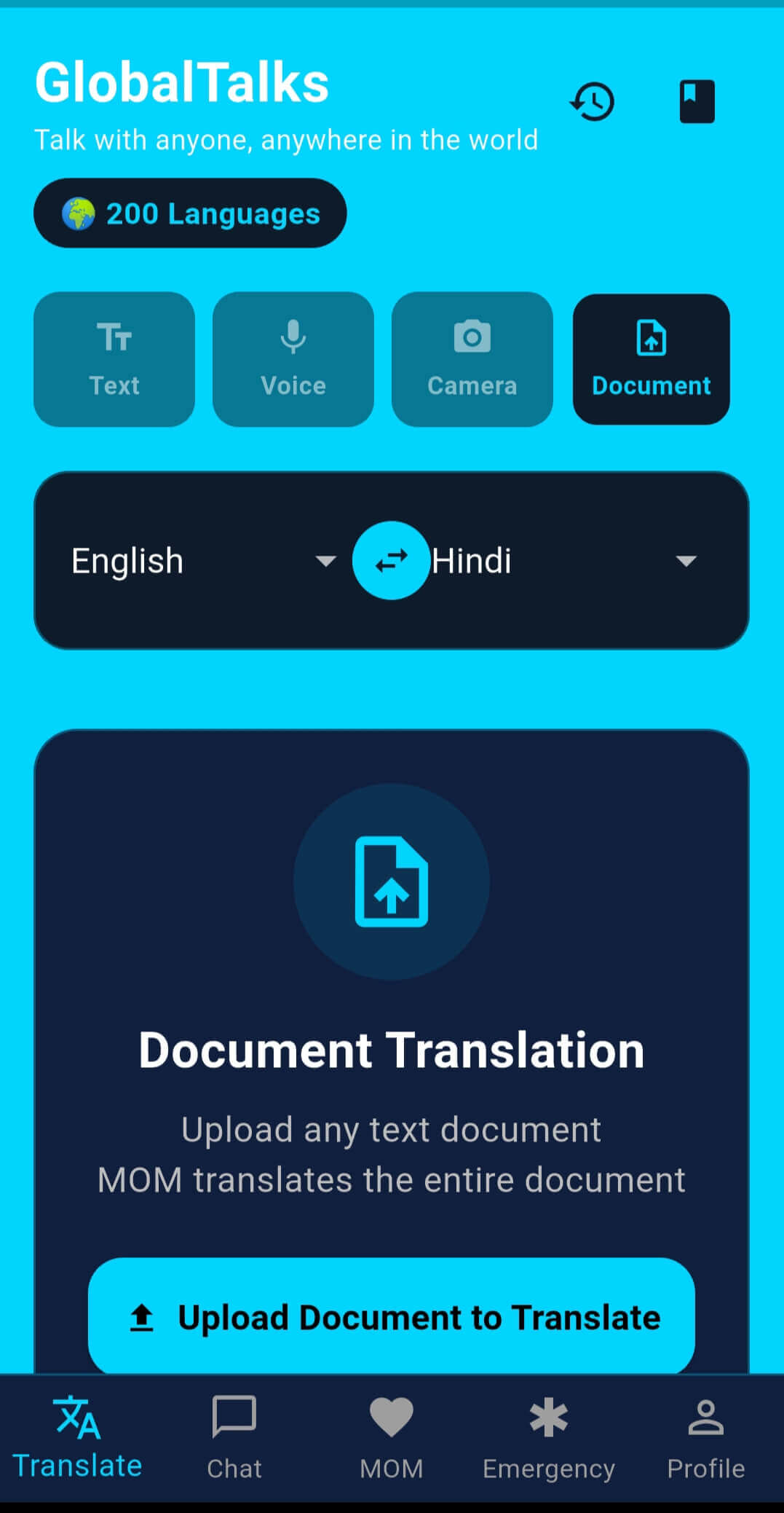 GlobalTalks App